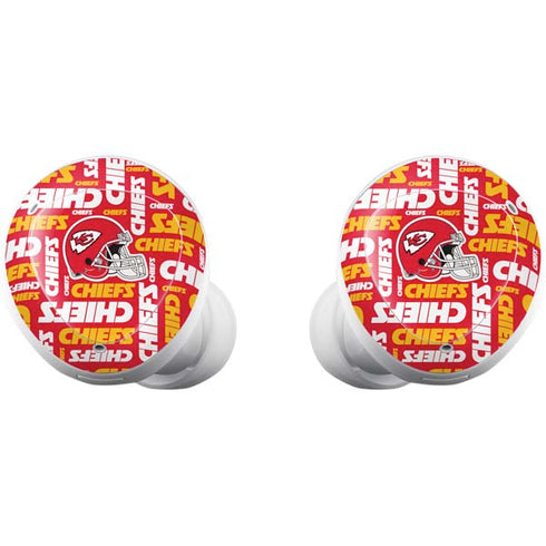 NFL Kansas City Chiefs Red Blast Galaxy Buds Plus Skin